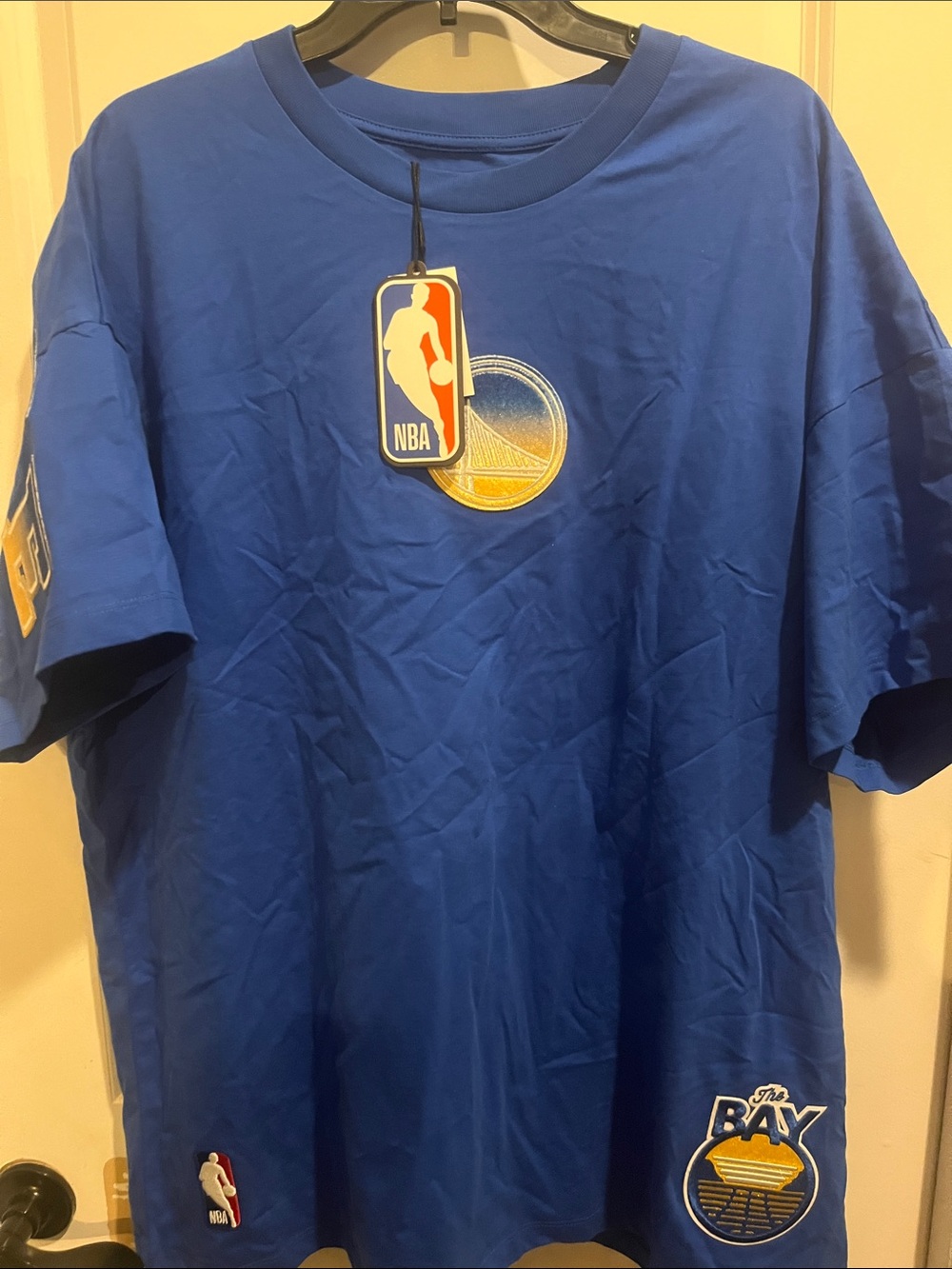 NBA Golden State Warriors Royal Blue Short-Sleeve Logo T-Shirt